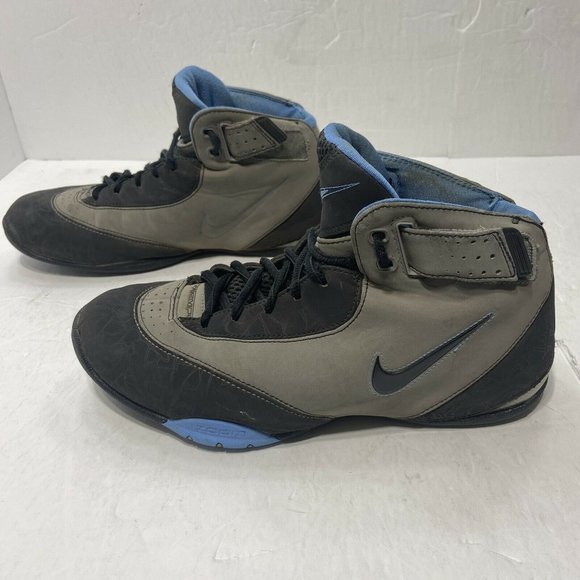 Nike Zoom Uptempo Basketball Shoes Gray /Black 316968-002 Men's Size 7 - Picture 3 of 8